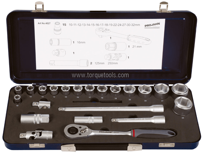 bo khau Projahn 4072, Projahn socket set 4072