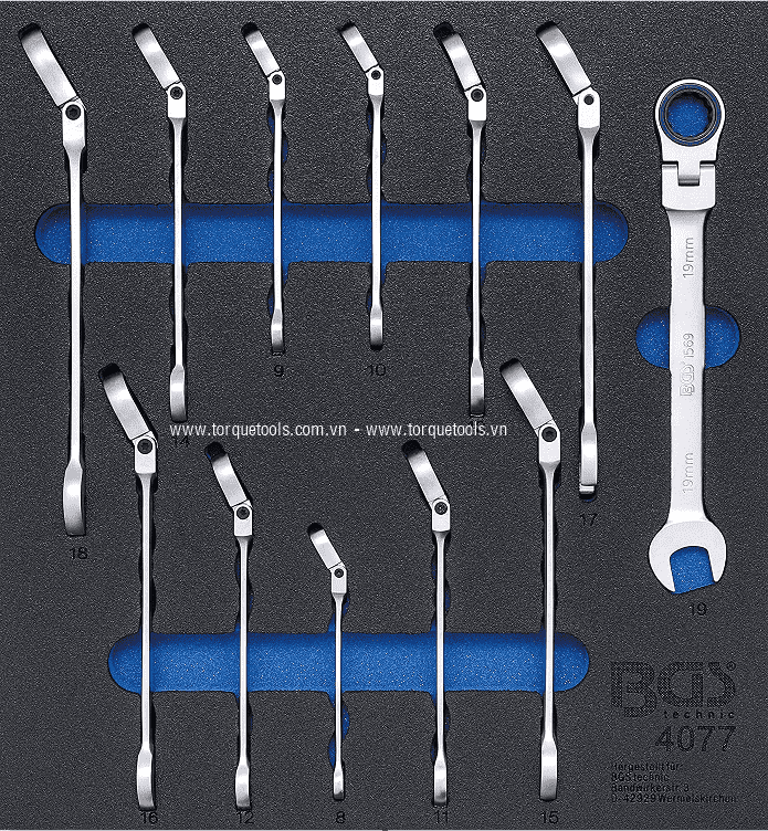 Khay dụng cụ BGS 4077, BGS soft foam inserts 4077