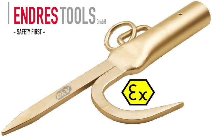 Riu chống cháy nổ Endres 7180001S , Endres non sparking flat head axe 7180001S