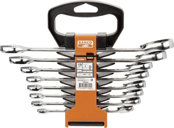 bo co le bahco 1RM/SH8, bahco metric flat combination wrench set 1RM/SH8