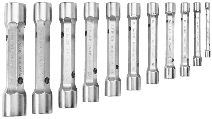 bo co le bahco 27M/12, bahco metric flat combination wrench set 27M/12
