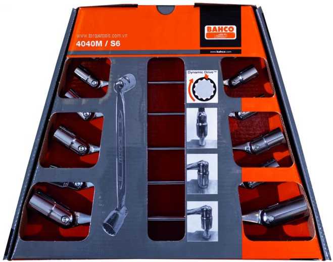 bo co le bahco 4040M/S6, bahco metric flat combination wrench set 4040M/S6