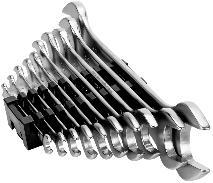 bo co le bahco 6M/10C, bahco metric flat combination wrench set 6M/10C