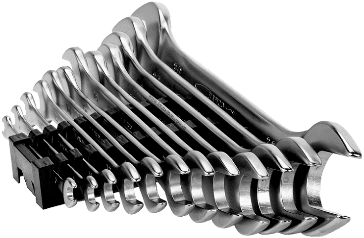 bo co le bahco 6M/12C, bahco metric flat combination wrench set 6M/12C