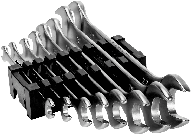 bo co le bahco 6M/8C, bahco metric flat combination wrench set 6M/8C