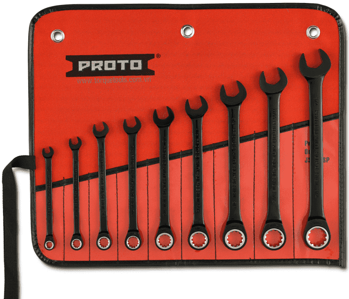 bo co le proto JSCR-9S,Proto combination reversible ratcheting wrench set JSCR-9S