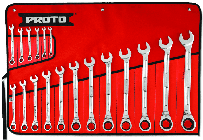 bo co le proto JSCV-18SA,Proto combination reversible ratcheting wrench set JSCV-18SA