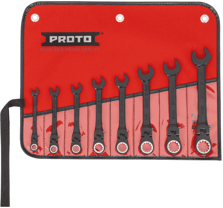 bo co le proto JSCVF-8S,Proto combination reversible ratcheting wrench set JSCVF-8S