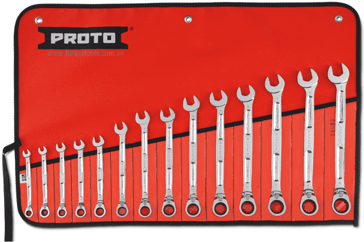 bo co le proto JSCVM-14SA,Proto combination reversible ratcheting wrench set JSCVM-14SA
