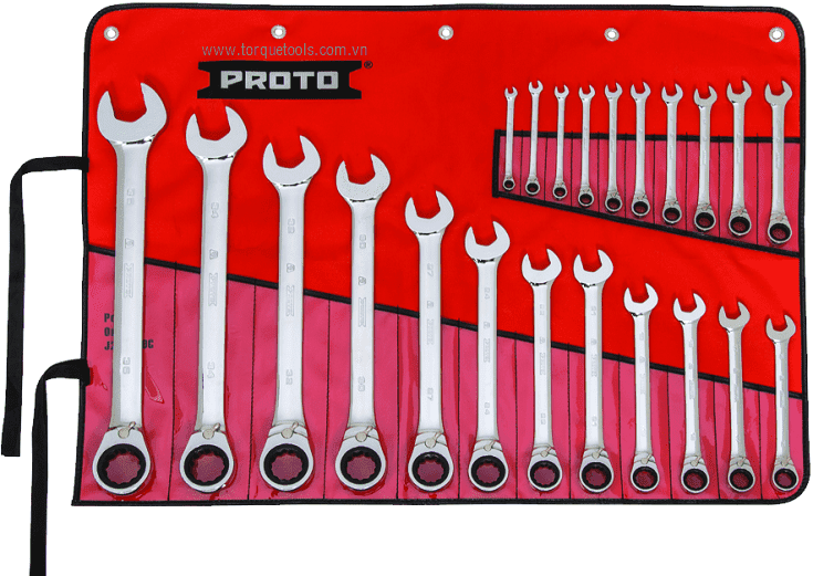 bo co le PROTO JSCVMT-22S, PROTO COMBINATION REVERSIBLE RATCHETING WRENCH SET JSCVMT-22S