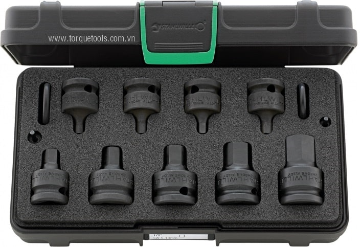 bo khau Stahlwille 54IMP/9 KN, Stahlwille socket set 54IMP/9 KN
