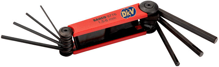 bo luc giac bahco BE-9776 ,bahco hexagon key wrench BE-9776