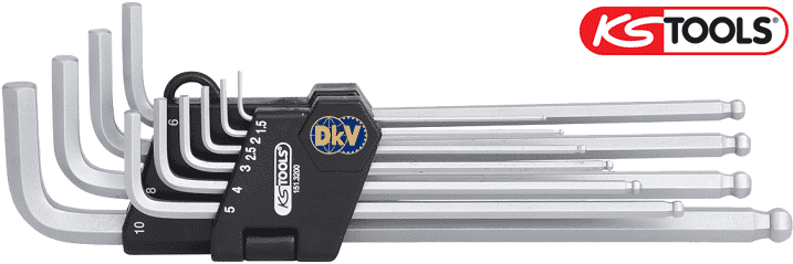 bo luc giac ks tools 151.3200 , ks tools hexagon key wrench 151.3200 