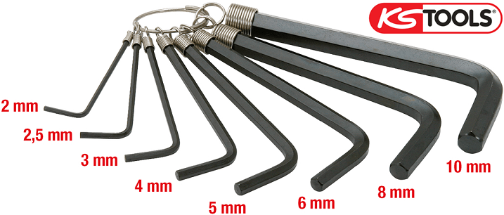 bo luc giac ks tools 151.3250, ks tools hexagon key wrench 151.3250