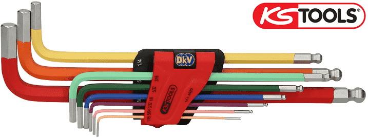 bo luc giac ks tools 151.4520 , ks tools hexagon key wrench 151.4520