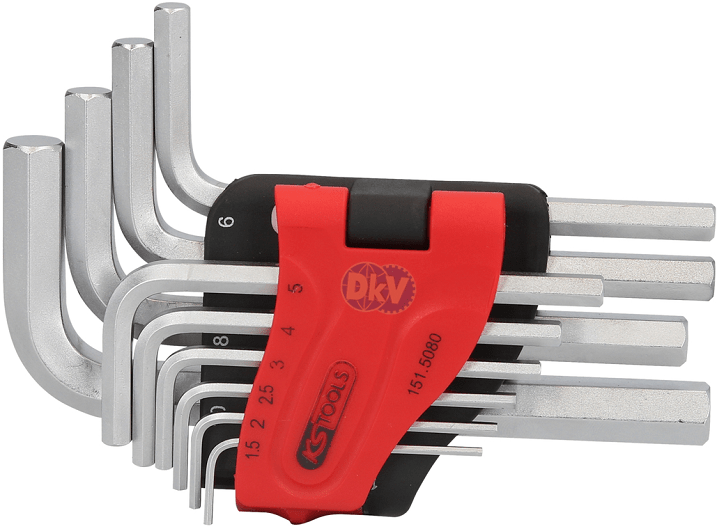 bo luc giac ks tools 151.5080 , ks tools hexagon key wrench 151.5080
