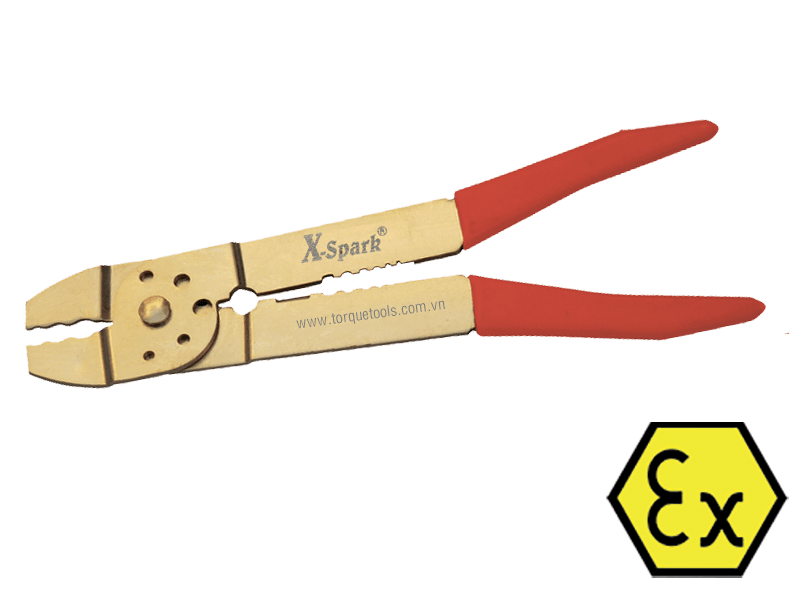 kim chong chay no X-Spark 257B-1002, X-Spark non sparking SNAP RING pliers 257B-1002