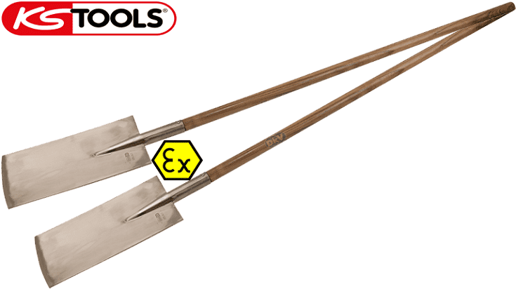 xeng chong chay no Ks Tools 963.9631 ,Ks Tools edging spade with t-handle 963.9631