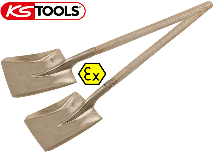 xeng chong chay no Ks Tools 963.9639 ,Ks Tools edging spade with t-handle 963.9639