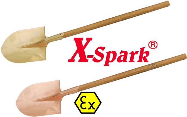 xeng chống cháy nổ X-Spark 200B-1002, X-Spark edging spade with T-handle 200B-1002