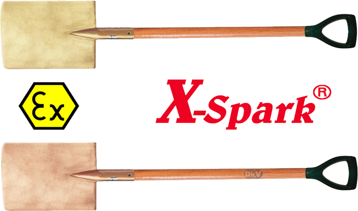 xeng chống cháy nổ X-Spark 201A-1004, X-Spark edging spade with T-handle 201A-1004