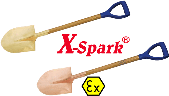 xeng chống cháy nổ X-Spark 201C-1002, X-Spark edging spade with T-handle 201C-1002