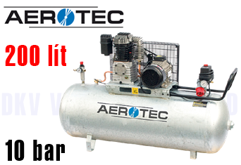 Máy nén khí Aerotec 550-200 Z PRO liegend - 400 Volt verzinkt