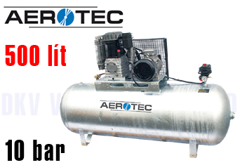 Máy nén khí Aerotec N60-500 Z PRO liegend - 400 Volt verzinkt