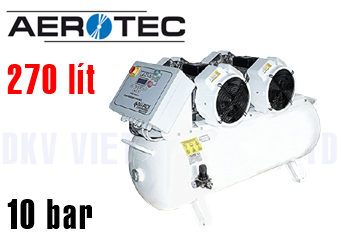 Máy nén khí Aerotec AEROMEDIC XTR 8V 270 L ohne Trockner mit Multipowersteuerung