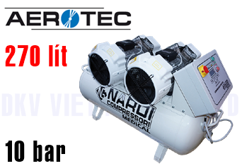 Máy nén khí Aerotec AEROMEDIC XTR 8D 270 L mit Trockner mit Multipowersteuerung