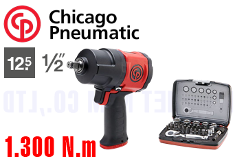 Súng siết bulong Chicago Pneumatic CP7748 + Bit set