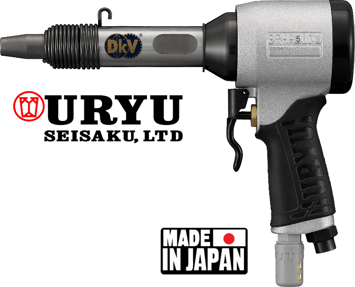 Súng bắn đinh tán Uryu BRH-5UD (R,H), Uryu air riveting hammer BRH-5UD (R,H)