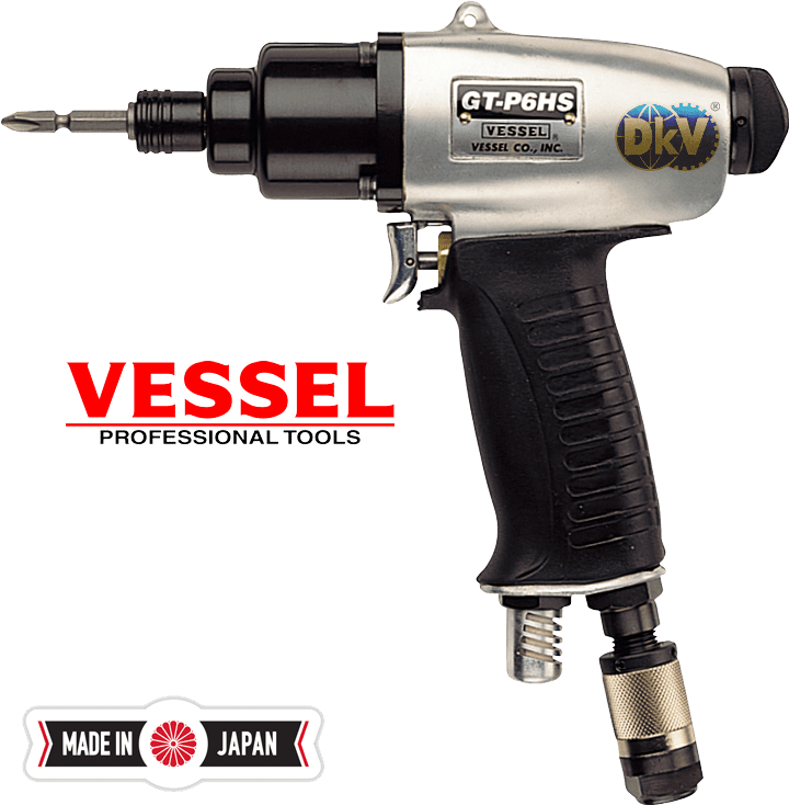 Súng bắn vít khí nén Vessel GT.P6HS, Vessel air screw driver GT-P6HS