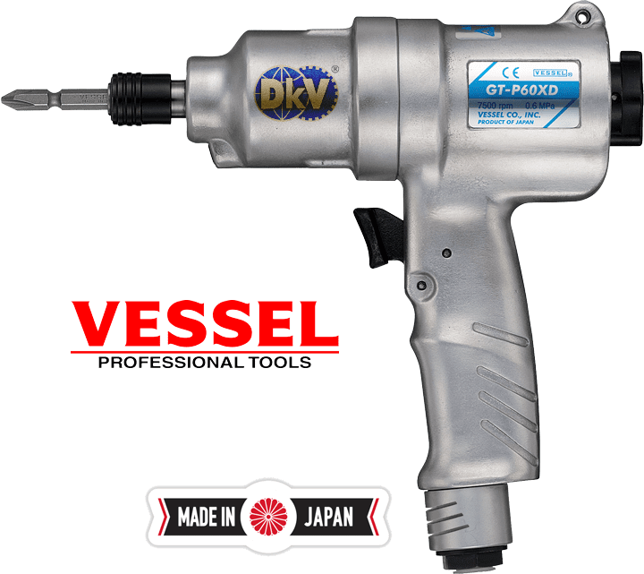 Súng bắn vít khí nén Vessel GT-P60XD, Vessel air screw driver GT-P60XD