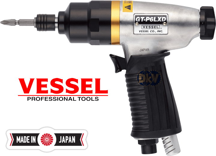 Súng bắn vít khí nén Vessel GT-P6LXD, Vessel air screw driver GT-P6LXD