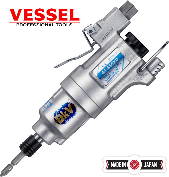Súng bắn vít khí nén Vessel GT-S60XD, Vessel air screw driver GT-S60XD