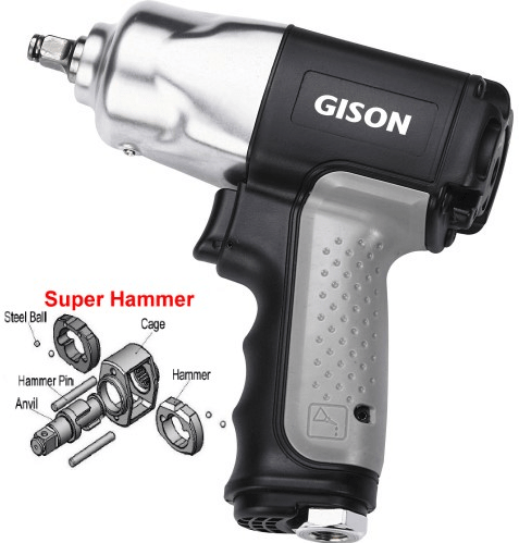 sung khi nen gison gw-13SR, gison composite air impact wrench gw-13SR