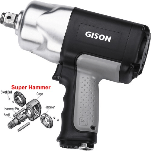 sung khi nen gison gw-28SR, gison composite air impact wrench gw-28SR