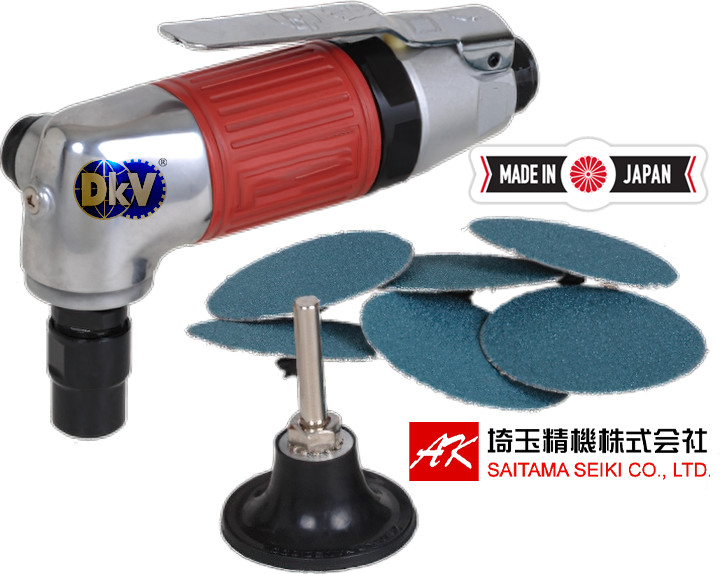 Máy mài góc khí nén Saitama Seiki AK-102GR, Saitama air grinder AK-102GR
