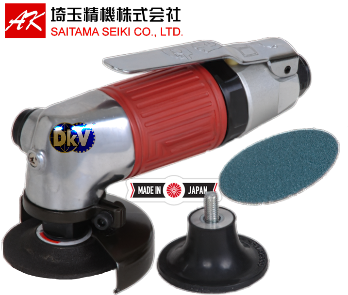 Máy mài góc khí nén Saitama Seiki AK-103GL, Saitama air grinder AK-103GL