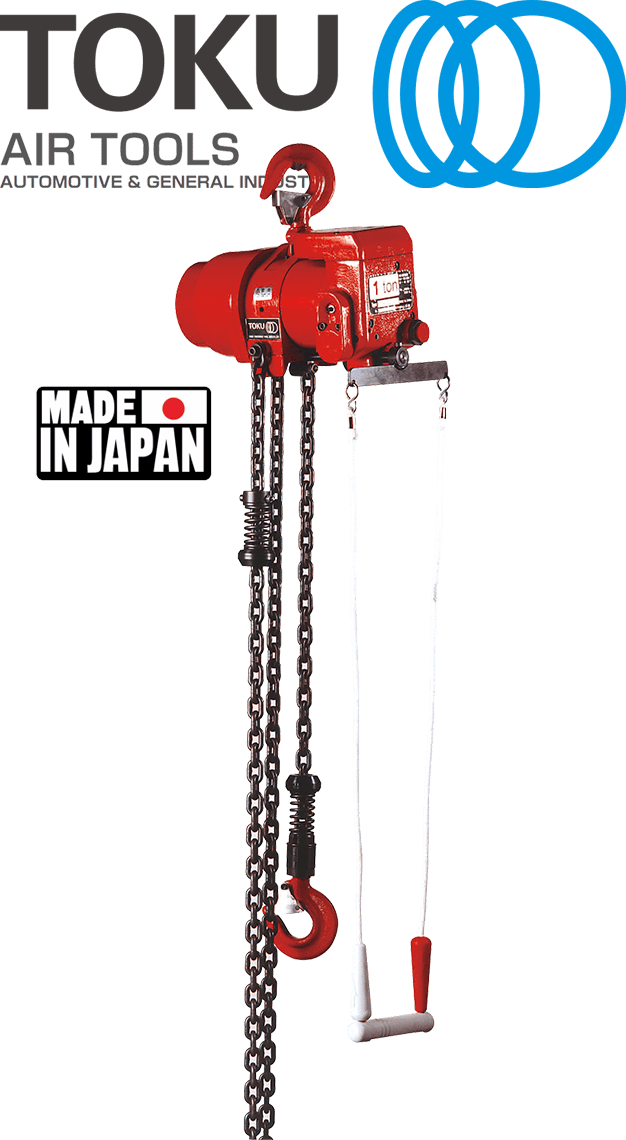 pa lang xich tay khí nén Toku TCR-2000C2 , Toku air hoists TCR-2000C2