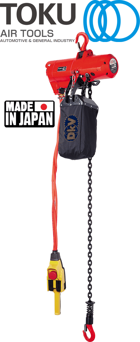 pa lang xich tay khí nén Toku TCS-500PE, Toku air hoists TCS-500PE