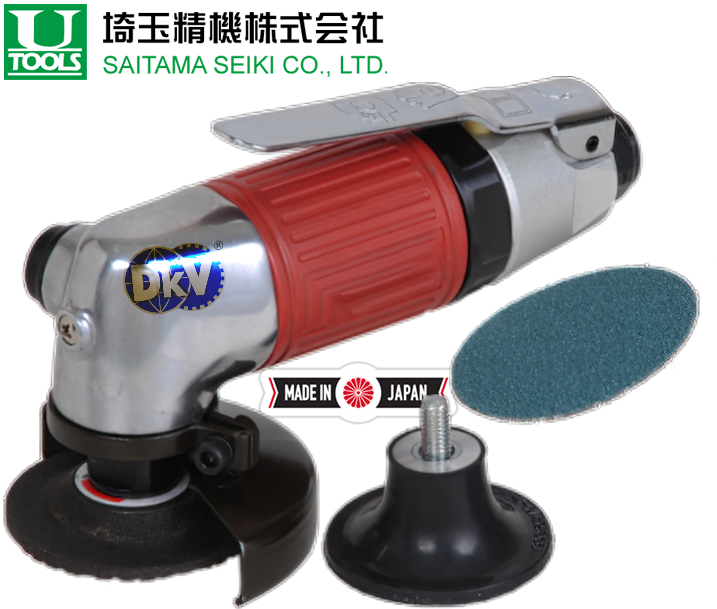 Máy mài góc khí nén Saitama Seiki U-102GL/GR, Saitama air grinder U-102GL/GR