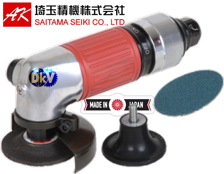 Máy mài góc khí nén Saitama Seiki AK-102GR, Saitama air grinder AK-102GR