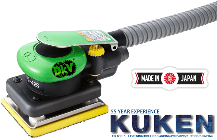 Máy đánh bóng khí nén Kuken KOS-42S, Kuken air sander KOS-42S