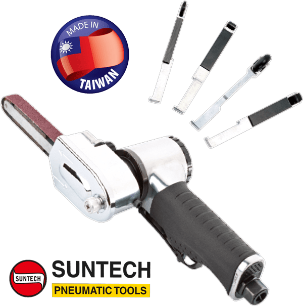 Máy mài dây đai khí nén Suntech SM-6Z-6103, Suntech air belt sander SM-6Z-6103