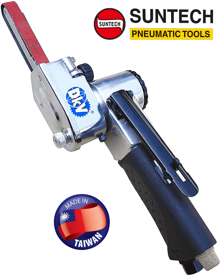 Máy mài dây đai khí nén Suntech SM-6Z-6104, Suntech air belt sander SM-6Z-6104