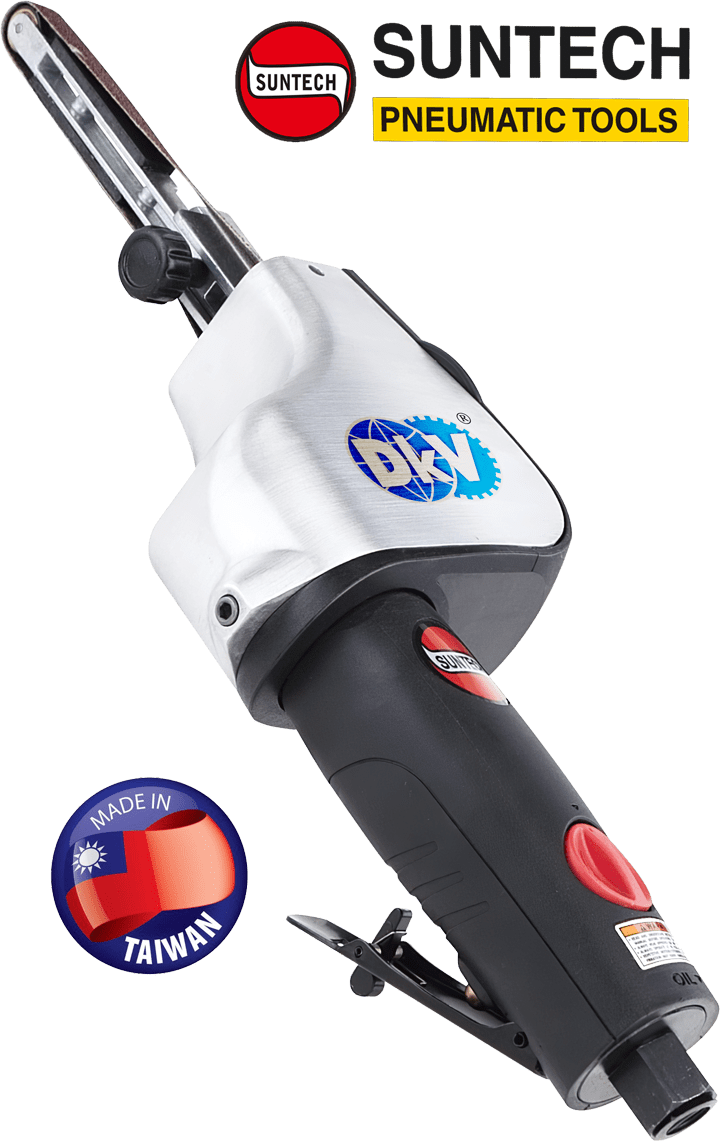Máy mài dây đai khí nén Suntech SM-6Z-6201, Suntech air belt sander SM-6Z-6201