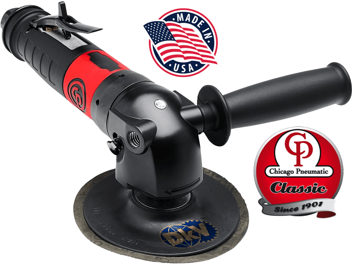 Máy chà nhám khí nén Chicago Pneumatic CP3550-120AA, Chicago Pneumatic Rotary sander CP3550-120AA