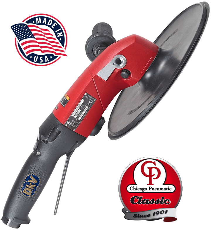 Máy chà nhám khí nén Chicago Pneumatic CP3850-60AB, Chicago Pneumatic Rotary sander CP3850-60AB